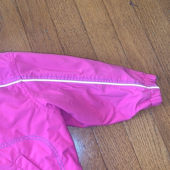 Hanna Andersson Pink and Blue Retro Style Winter Snow Jacket Size 80 (18-24M) - Picture 4 of 12